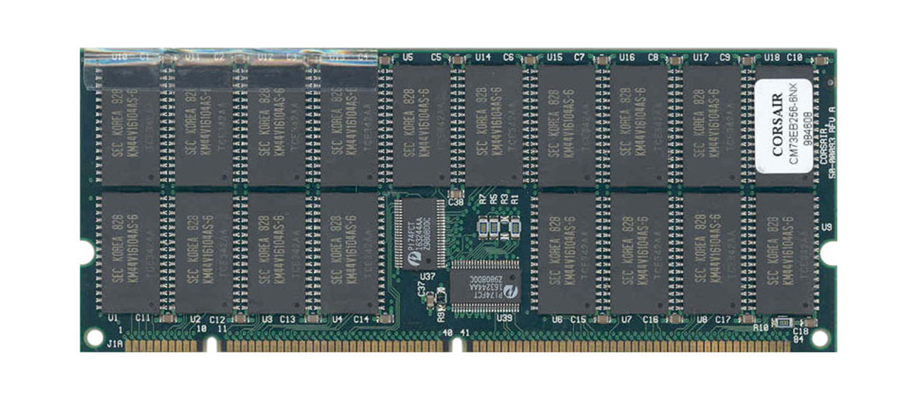 CM73EB256-6NX Corsair 256MB EDO ECC Buffered 60ns 168-Pin DIMM Memory Module