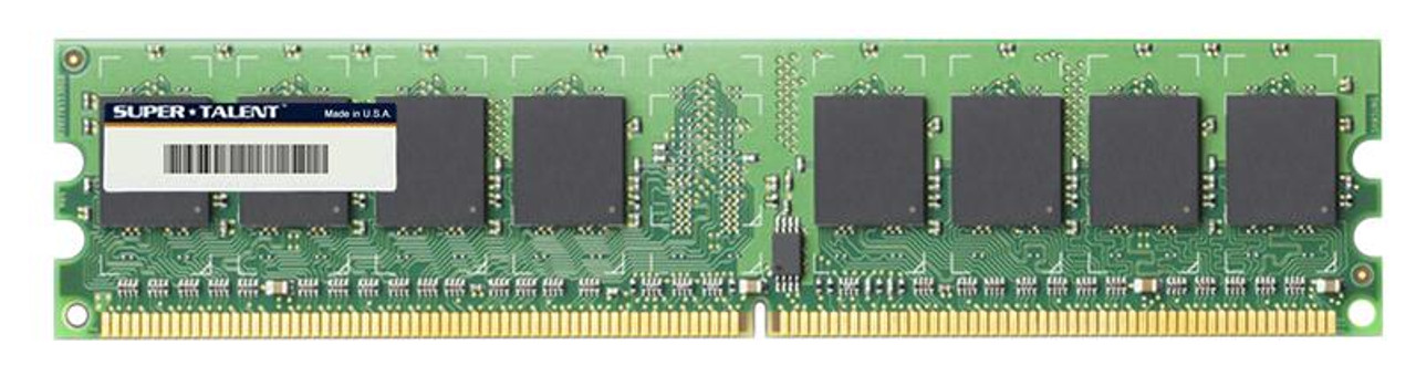 D2-256M533 Super Talent 256MB PC2-4200 DDR2-533MHz non-ECC Unbuffered CL4 240-Pin DIMM Memory Module