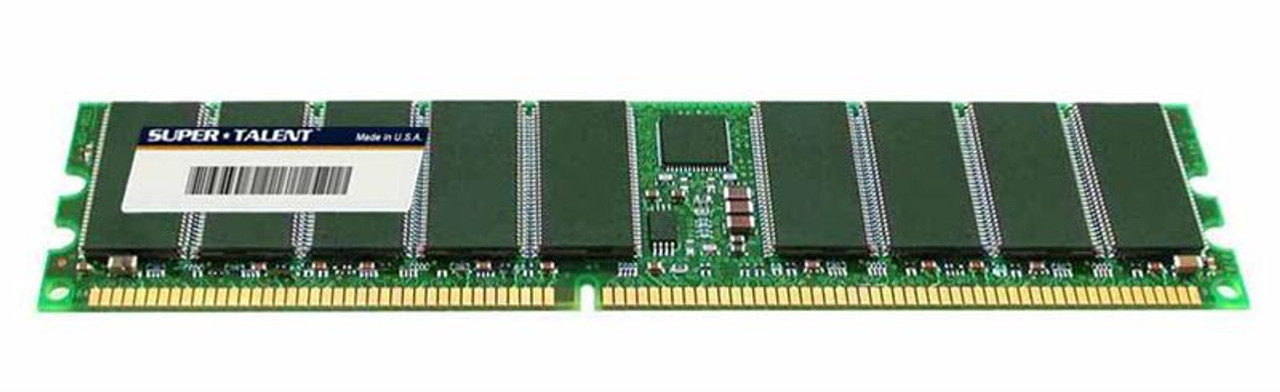 D21RA12S Super Talent 512MB PC2100 DDR-266MHz Registered ECC CL2.5 184-Pin DIMM 2.5V Memory Module