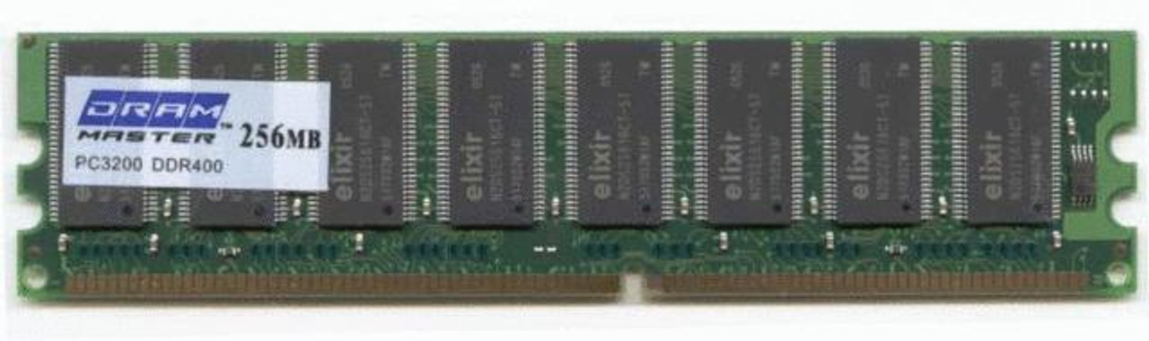D256M400TE Super Talent 256MB PC3200 DDR-400MHz non-ECC Unbuffered CL3 184-Pin DIMM Memory Module