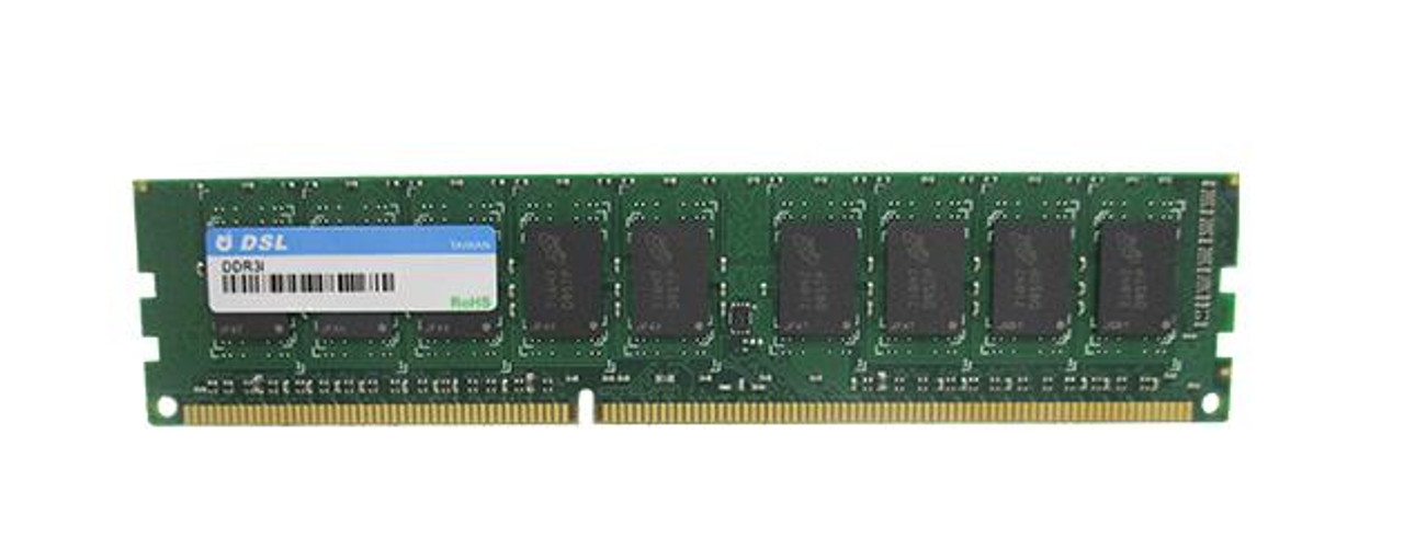 D3RS12082XH15AB DSL 8GB PC3-10600 DDR3-1333MHz ECC Registered CL9 240-Pin DIMM 1.35V Low Voltage Dual Rank Memory Module