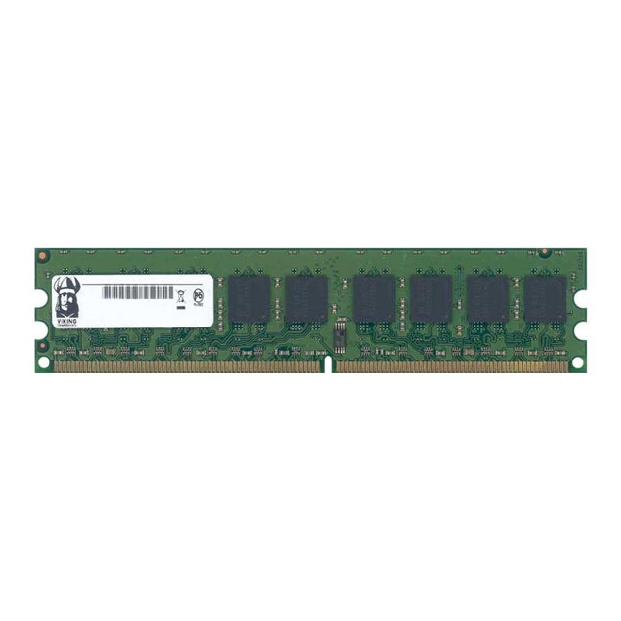 DDR232X64PC428/2 Viking 512MB Kit (2 X 256MB) PC2-4200 DDR2-533MHz non-ECC Unbuffered CL4 240-Pin DIMM Memory