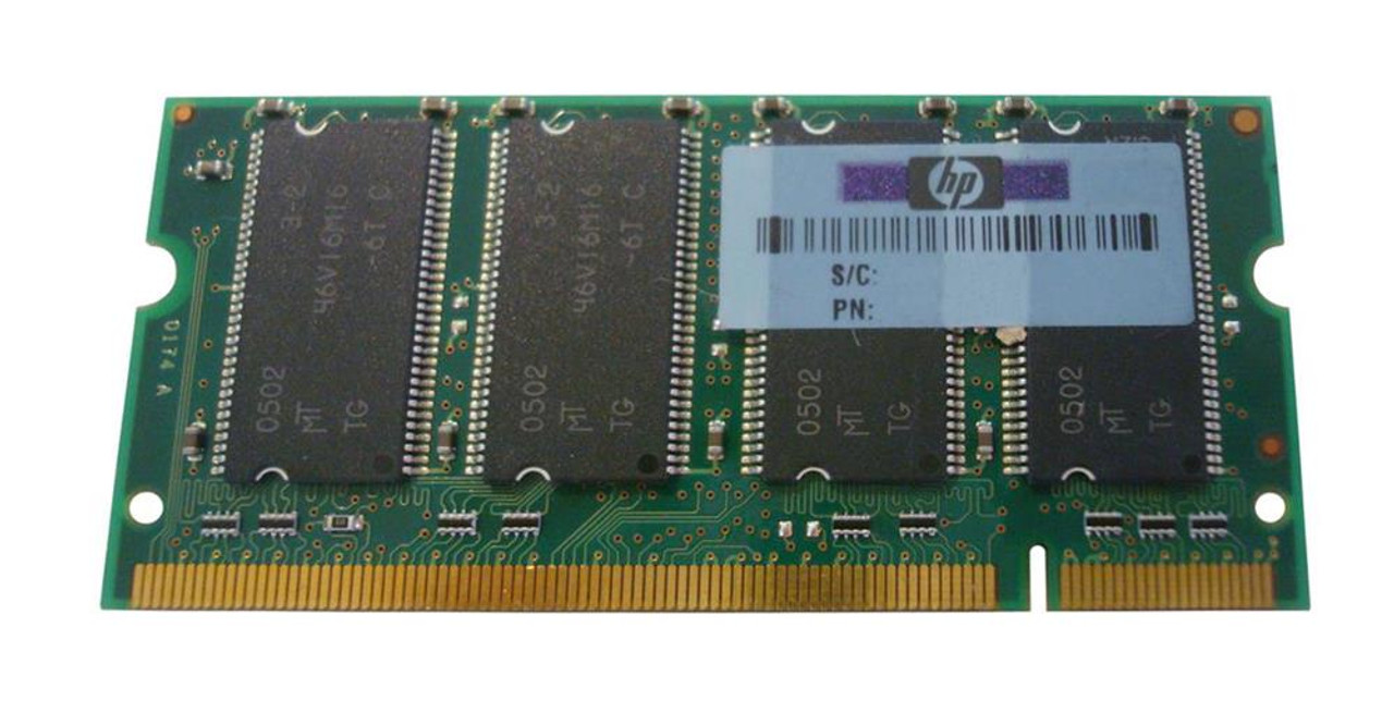 DP281AV HP 1GB Kit (2 X 512MB) PC2700 DDR-333MHz non-ECC Unbuffered CL2.5 200-Pin SoDimm Memory Module