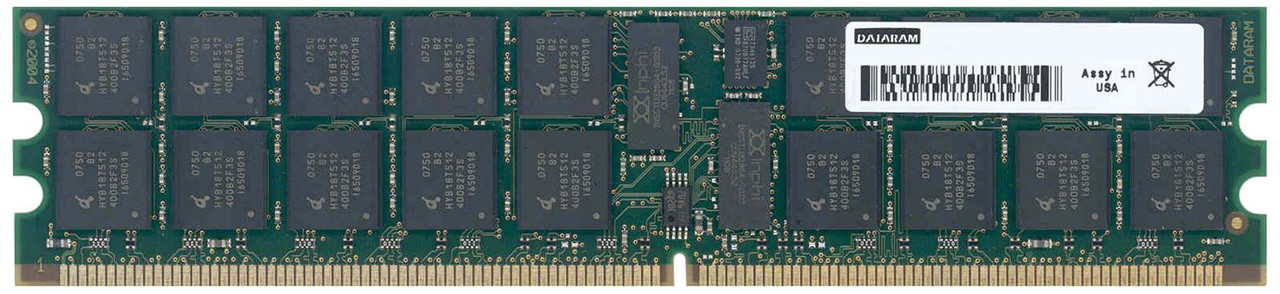 DRFM8000/128GB Dataram 128GB Kit (16 x 8GB) PC2-5300 DDR2-667MHz ECC Registered CL5 240-Pin DIMMs Dual Rank Memory Only