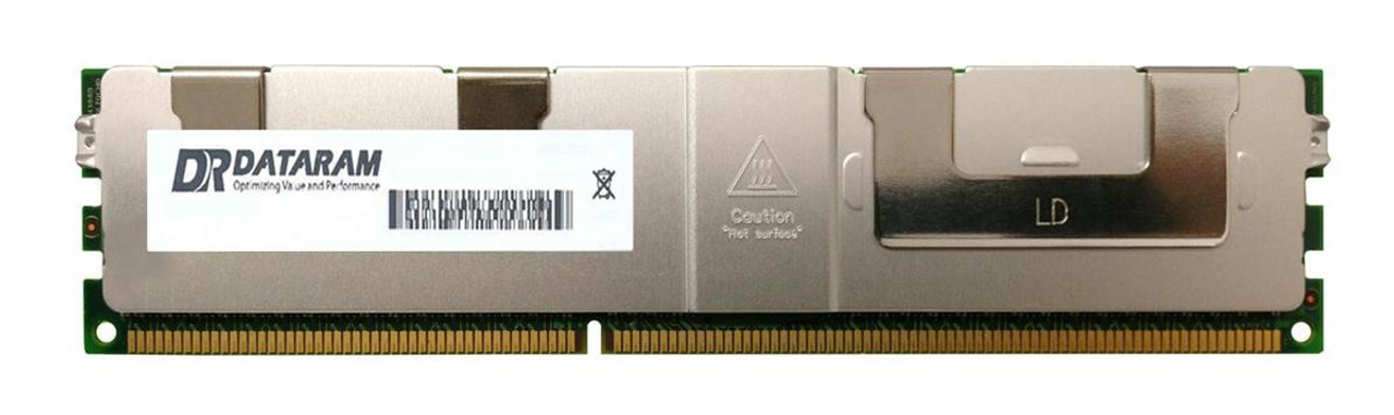 DRHZ826/32GB Dataram 32GB PC3-12800 DDR3-1600MHz ECC Registered CL11 240-Pin Load Reduced DIMM 1.35V Low Voltage Quad Rank Memory Module