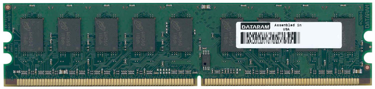 DRI6225/1GB Dataram 1GB Kit (2 X 512MB) PC2-3200 DDR2-400MHz ECC Unbuffered CL3 240-Pin DIMM Memory for IntelliStation M Pro 6225 6228