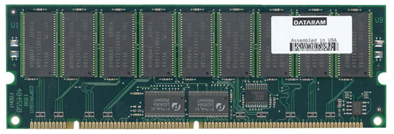 DTM6013360133ZS Dataram 512MB PC133 133MHz ECC Registered CL3 3.3V 168-Pin DIMM Memory Module