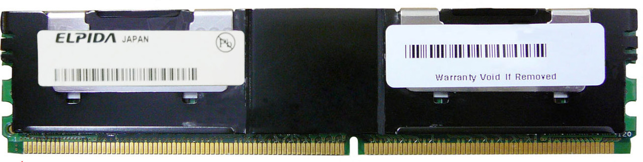 EBE82FF4A1Q-6E-E Elpida 8GB PC2-5300 DDR2-667MHz ECC Fully Buffered CL5 240-Pin DIMM Quad Rank Memory Module