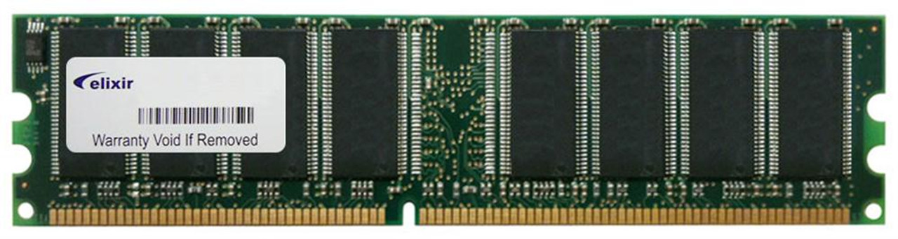 ELIXIR/3RD-509 Elixir 256MB PC2100 DDR-266MHz non-ECC Unbuffered CL2.5 184-Pin DIMM 2.5V Memory Module