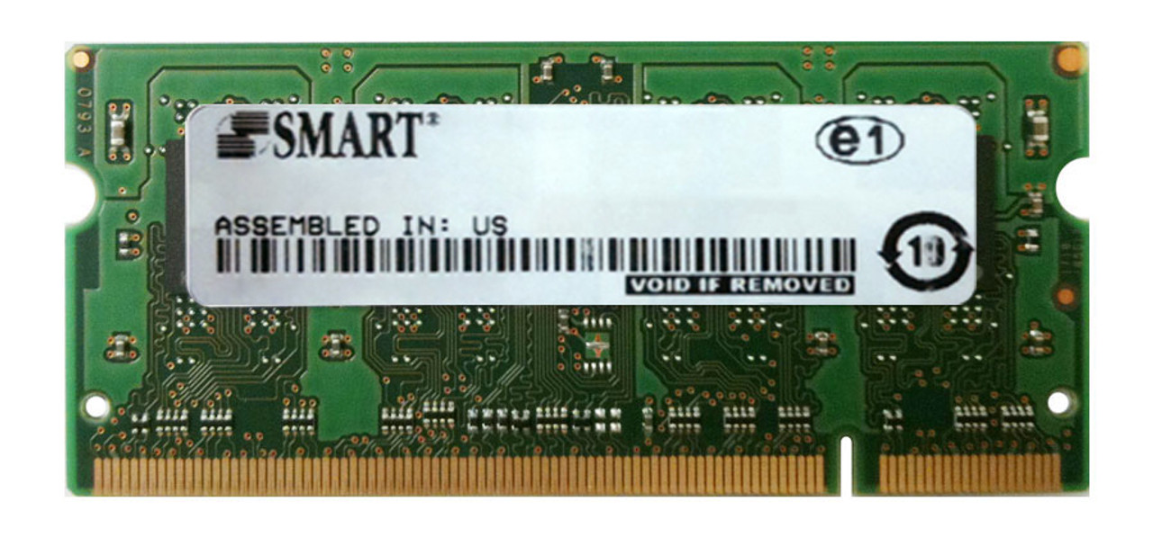 EM993AA-A Smart Modular 512MB PC2-5300 DDR2-667MHz non-ECC Unbuffered CL5 200-Pin SoDimm Dual Rank Memory Module