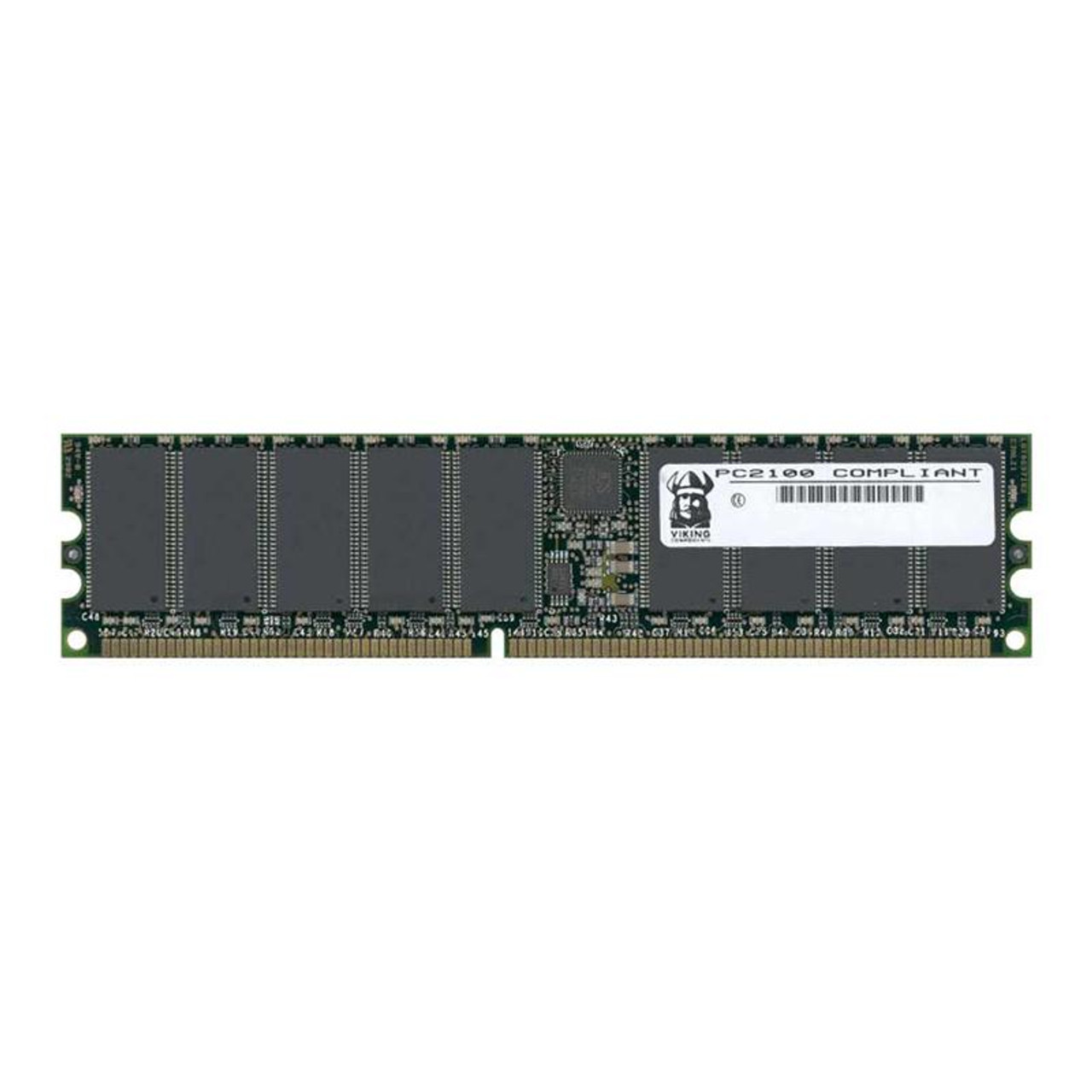 GB2100DDR/256L Viking 256MB PC2100 DDR-266MHz Registered ECC CL2.5 184-Pin DIMM 2.5V Memory Module