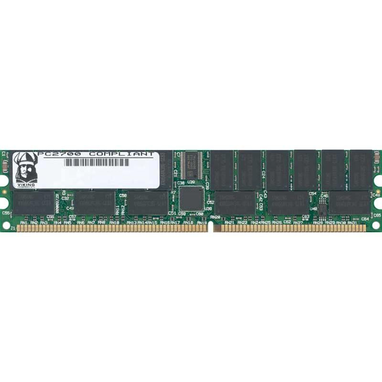 GI2100RDDR/512 Viking 512MB PC2100 DDR-266MHz Registered ECC CL2.5 184-Pin DIMM 2.5V Memory Module