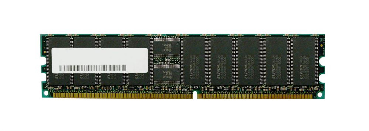 GR1DR8T-E512333 GigaRam 512MB PC2700 DDR-333MHz Registered ECC CL2.5 184-Pin DIMM 2.5V Memory Module