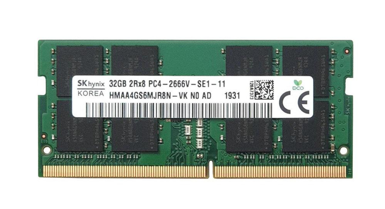 HMAA4GS6MJR8N-VK Hynix 32GB PC4-21300 DDR4-2666MHz non-ECC Unbuffered CL19  260-Pin SoDimm 1.2