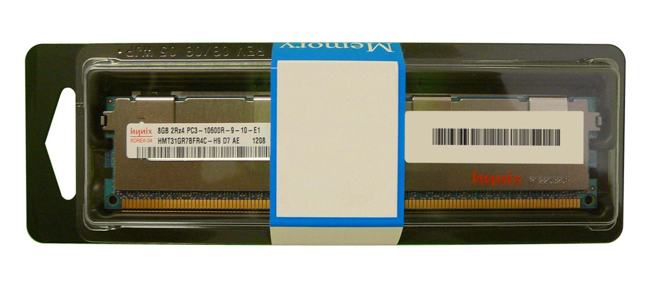 HMT31GR7BFR4C-H9D7-AE Hynix 8GB PC3-10600 DDR3-1333MHz ECC Registered CL9 240-Pin DIMM Dual Rank Memory Module