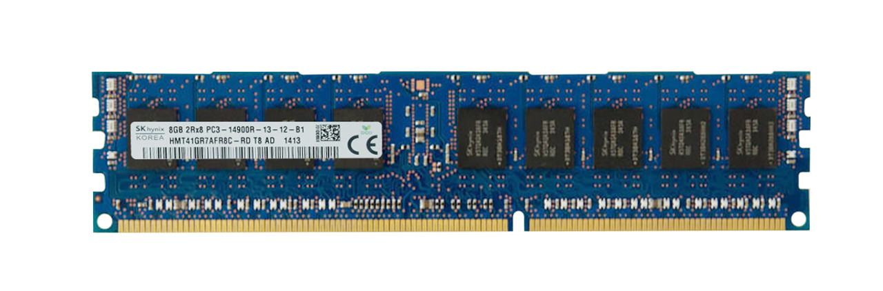 HMT41GR7AFR8C-RDT8-AD Hynix 8GB PC3-14900 DDR3-1866MHz ECC Registered CL13 240-Pin DIMM Dual Rank Memory Module