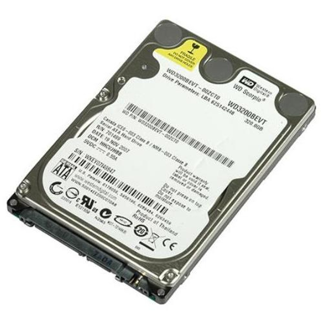 04X0542 Lenovo 320GB 5400RPM SATA 3.0 Gbps 2.5 8MB Cache Hard