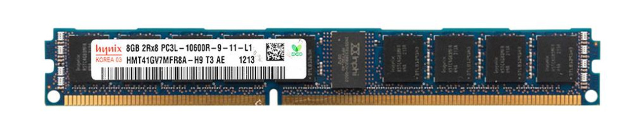 HMT41GV7MFR8A-H9 Hynix 8GB PC3-10600 DDR3-1333MHz ECC Registered CL9 240-Pin DIMM 1.35V Low Voltage Very Low Profile (VLP) Dual Rank Memory Module