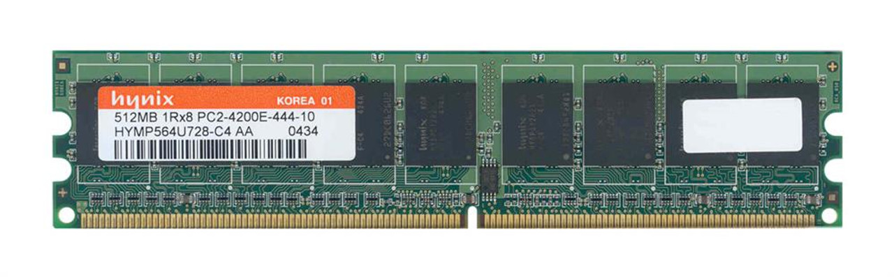 HYMP564U728-C4 Hynix 512MB PC2-4200 DDR2-533MHz ECC Unbuffered CL4 240-Pin DIMM Memory Module