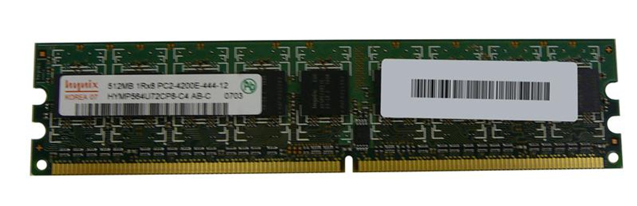HYMP564U72CP8-C4 Hynix 512MB PC2-4200 DDR2-533MHz ECC Unbuffered CL4 240-Pin DIMM Memory Module