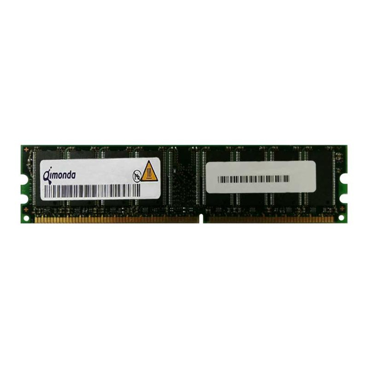 HYS64D32301EU-6-D Qimonda 256MB PC2700 DDR-333MHz non-ECC Unbuffered CL2.5 184-Pin DIMM 2.5V Memory Module