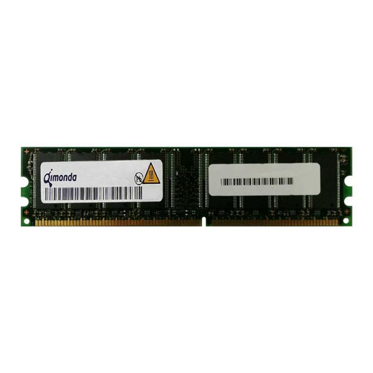 HYS64D64300HU-5 Qimonda 512MB PC3200 DDR-400MHz non-ECC Unbuffered CL3 184-Pin DIMM Single Rank Memory Module