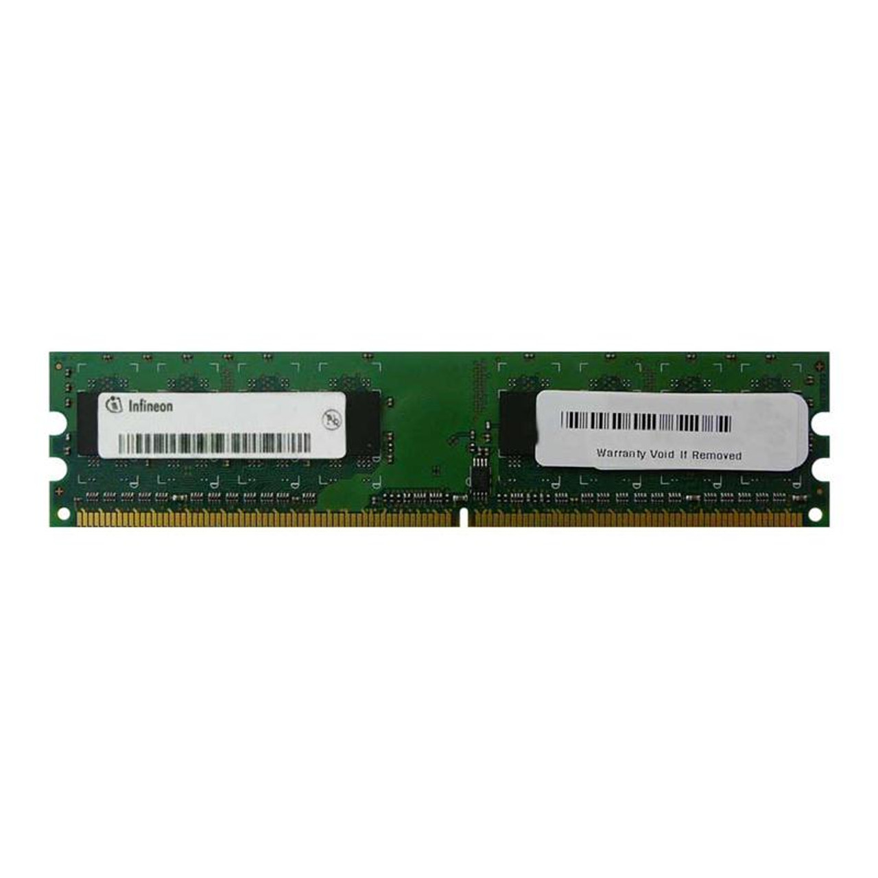 HYS64T32000HU Infineon 256MB PC2-3200 DDR2-400MHz non-ECC Unbuffered CL3 240-Pin DIMM Memory Module