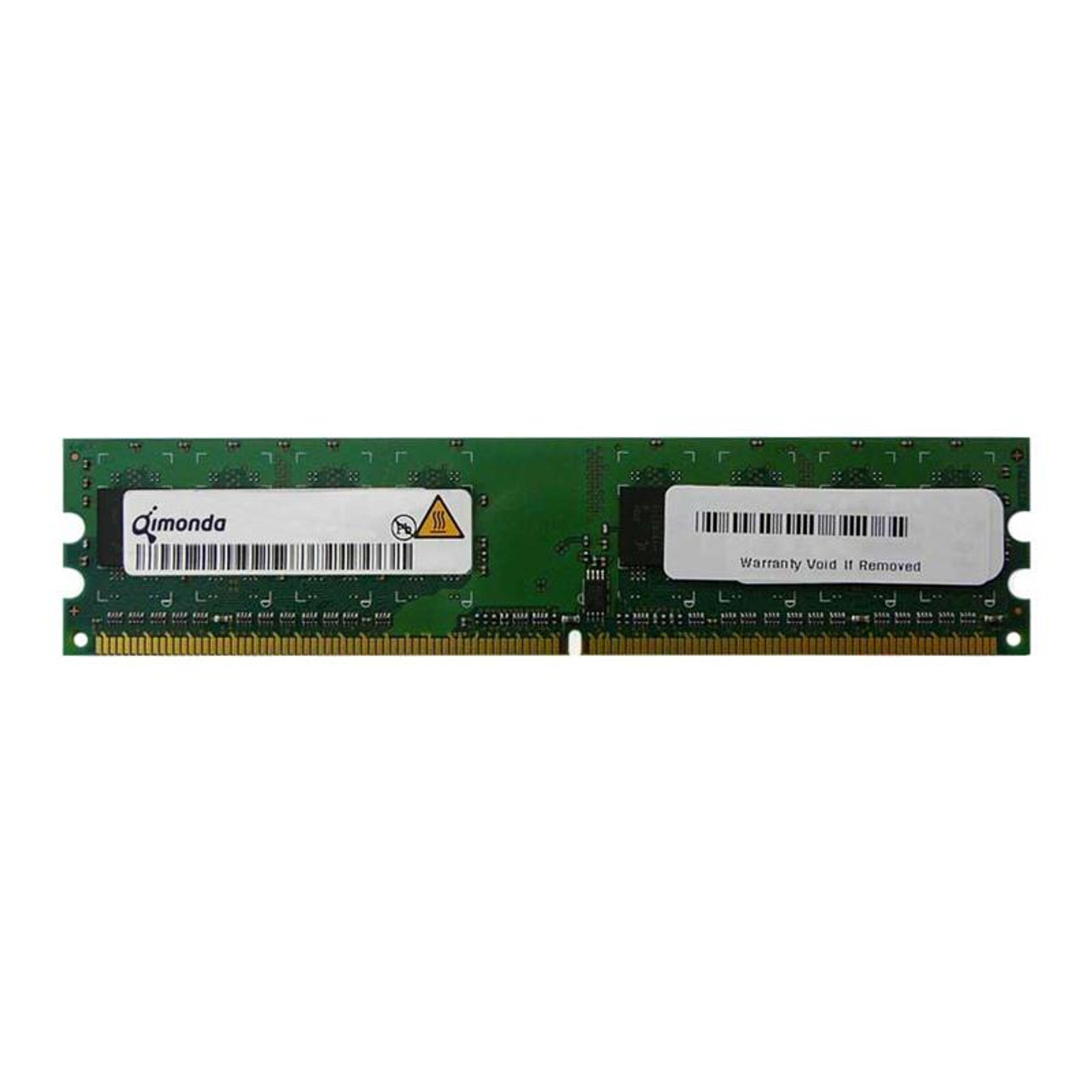 HYS64T64000EU-2.5-A Qimonda 512MB PC2-6400 DDR2-800MHz non-ECC Unbuffered CL5 240-Pin DIMM Single Rank Memory Module