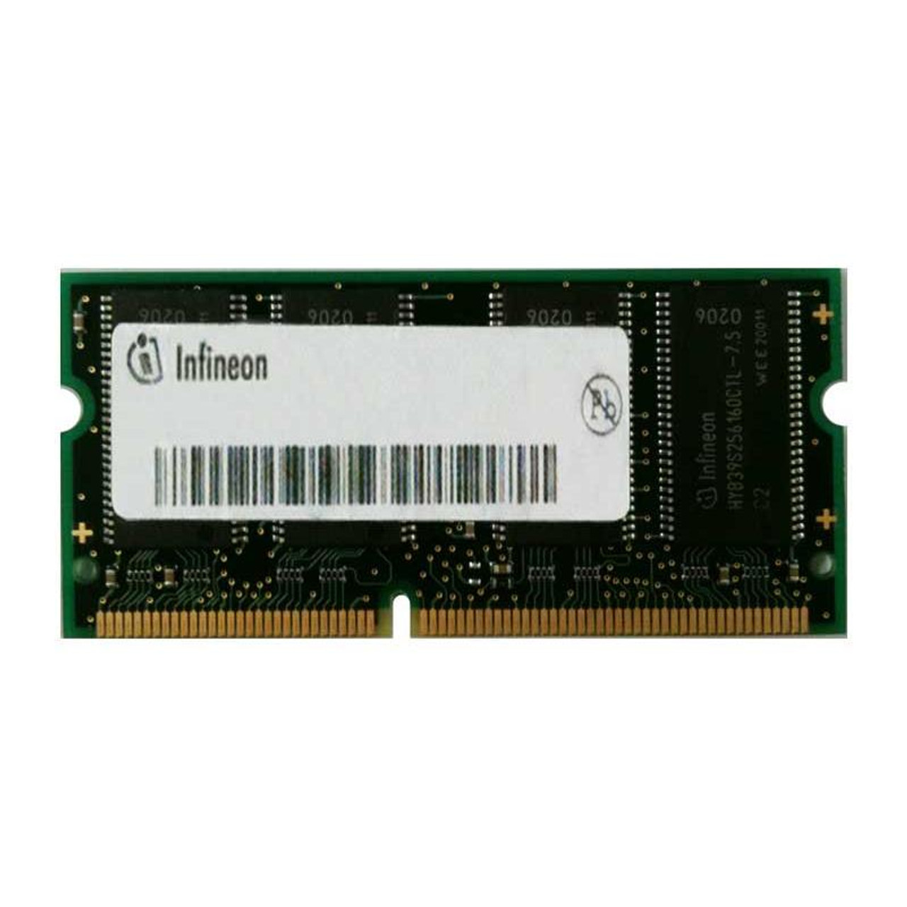 HYS64V16200GDL-8 Infineon 128MB PC100 100MHz non-ECC Unbuffered 144-Pin SoDimm Memory Module