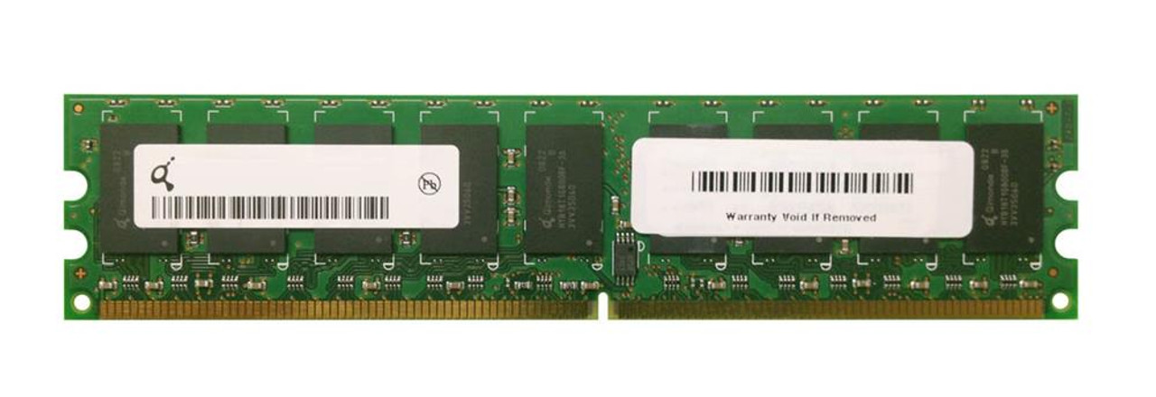 HYS72T64000HU-25F-B Qimonda 512MB PC2-6400 DDR2-800MHz ECC Unbuffered CL4 240-Pin DIMM Single Rank Memory Module