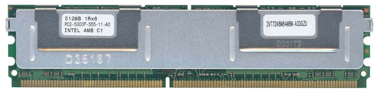 INT72W8M64M8M-A03GZU Stec 512MB PC2-5300 DDR2-667MHz ECC Fully Buffered CL5 240-Pin DIMM Single Rank Memory Module