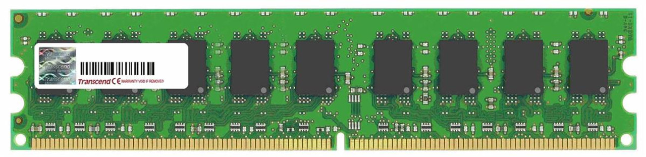 JM335Q644A-6 Transcend 256MB PC2-5300 DDR2-667MHz ECC Unbuffered CL5 240-Pin DIMM Single Rank Memory Module