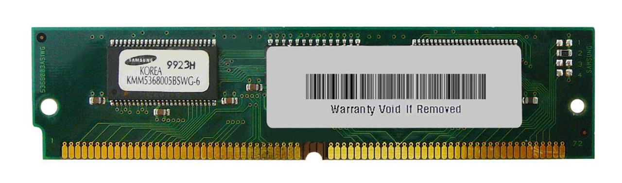 KMM5368005BSWG-6 Samsung 32MB FastPage Parity 70ns 5v 72-Pin SIMM Memory Module