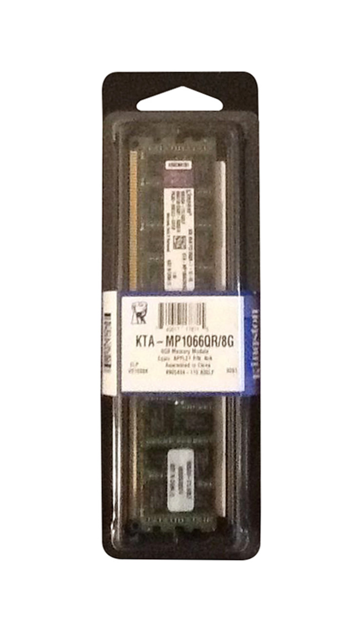 KTA-MP1066QR/8G Kingston 8GB PC3-8500 DDR3-1066MHz ECC Registered CL7 240-Pin DIMM Quad Rank Memory Module with Thermal Sensor for Apple