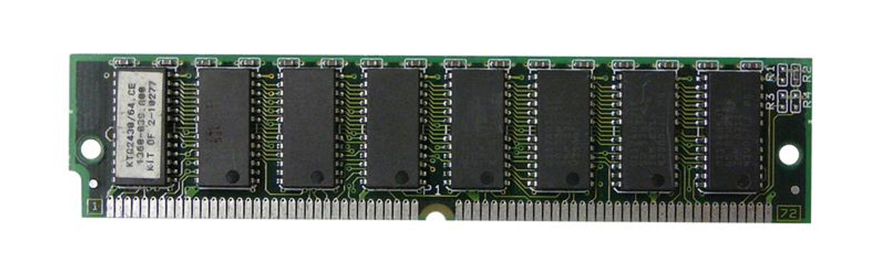 KTC2430/64(1OF2PCKIT) Kingston 32MB EDO non-ECC 60ns 72-Pin SIMM Memory Module