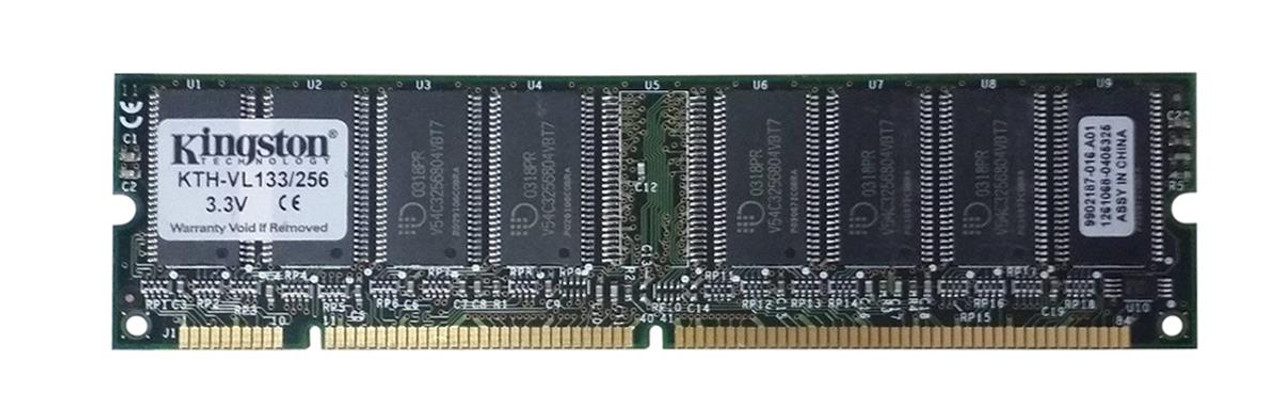 KTH-VL133/256 Kingston 256MB PC133 133MHz non-ECC Unbuffered CL3 168-Pin DIMM Memory Module