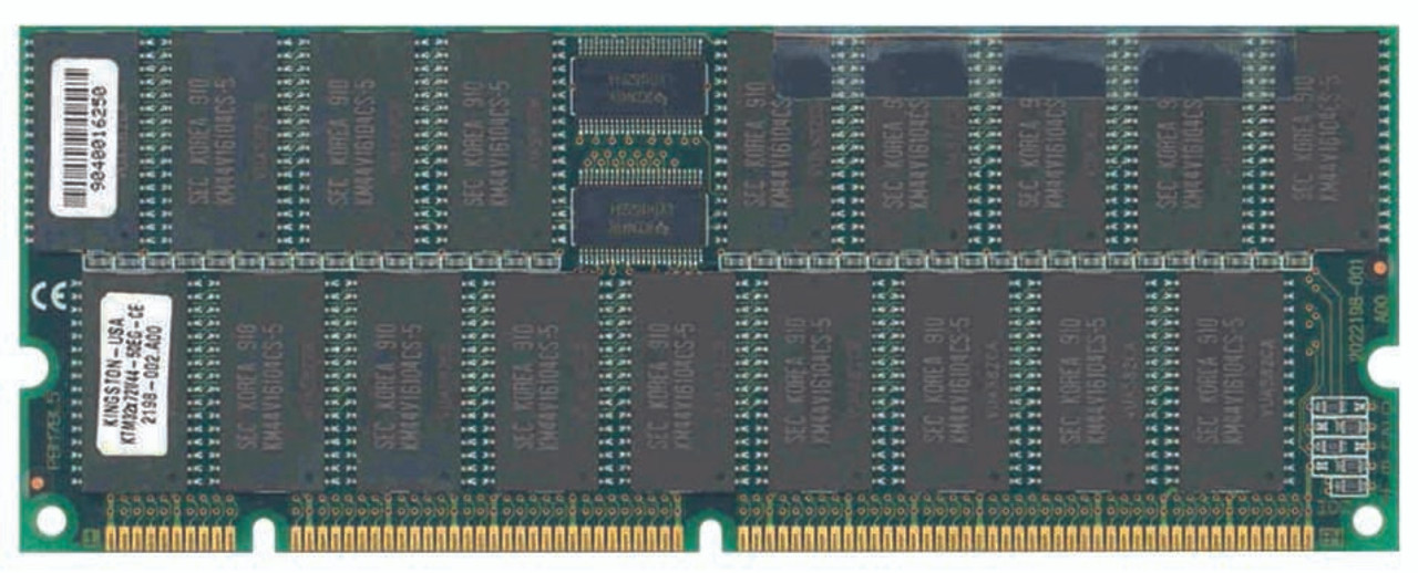 KVR32X72V44-50EG-IS Kingston 256MB EDO 50ns ECC Buffered 168-Pin DIMM Memory Module