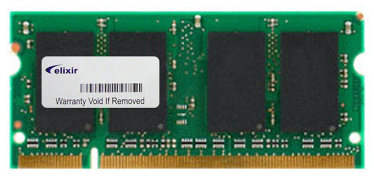 M2N25664DSH8C1G-6K Elixir 256MB PC2700 DDR-333MHz non-ECC Unbuffered CL2.5 200-Pin SoDimm Memory Module