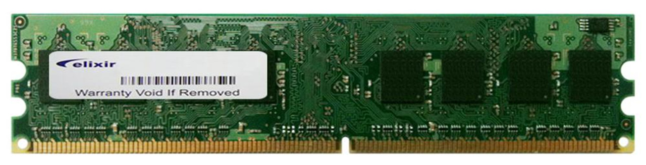 M2Y25664TUH4B0F-37B Elixir 256MB PC2-4200 DDR2-533MHz non-ECC Unbuffered CL4 240-Pin DIMM Memory Module