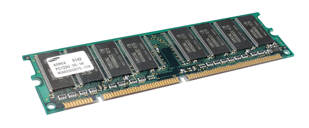 M366S3253CTS-C7A Samsung 256MB PC133 133MHz non-ECC Unbuffered CL3 168-Pin DIMM Memory Module