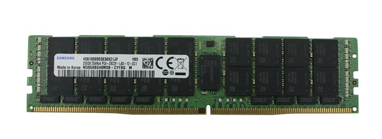 M386ABG40M5B-CYFBQ Samsung 256GB PC4-23400 DDR4-2933MHz Registered ECC CL21 288-Pin Load Reduced DIMM 1.2V Octal Rank Memory Module
