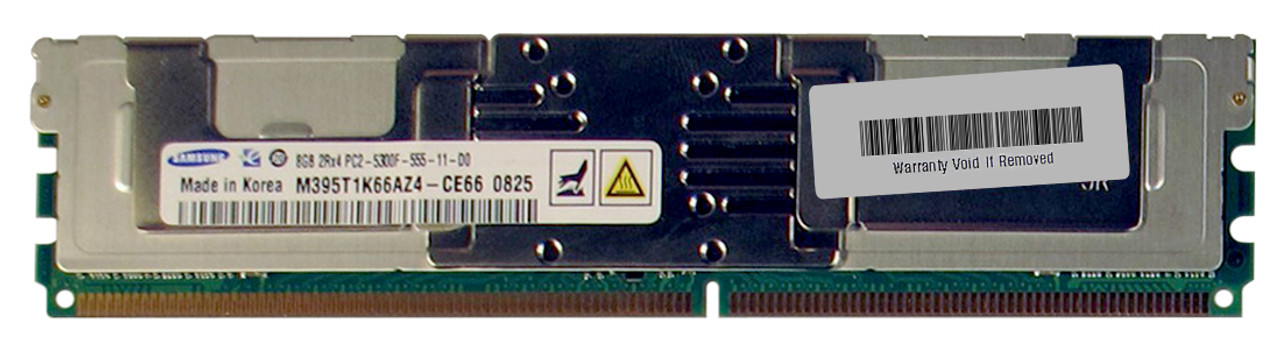 M395T1K66AZ4-CE66 Samsung 8GB PC2-5300 DDR2-667MHz ECC Fully Buffered CL5 240-Pin DIMM Dual Rank Memory Module