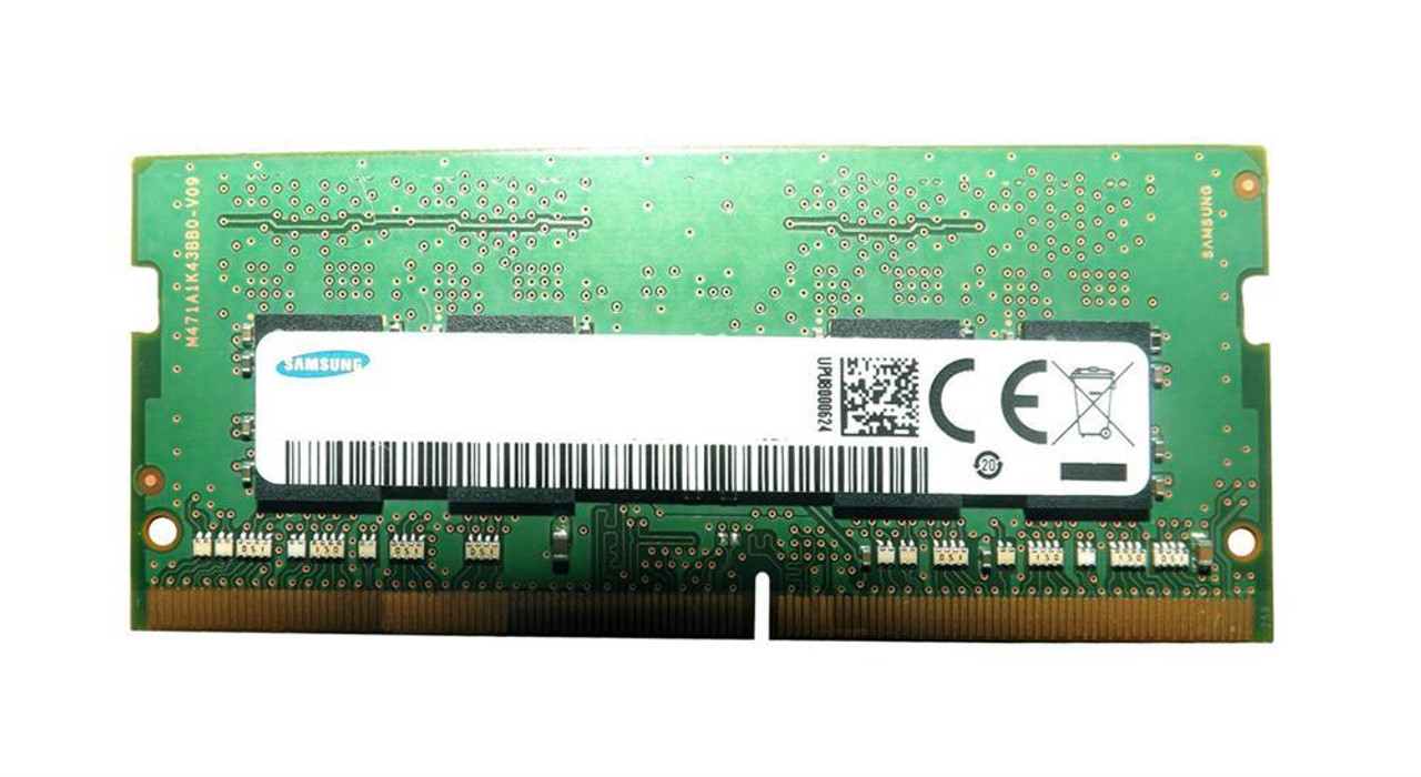 M471A1K43BB1-CRC0 Samsung 8GB PC4-19200 DDR4-2400MHz non-ECC Unbuffered CL17 260-Pin SoDimm 1.2V Single Rank Memory Module