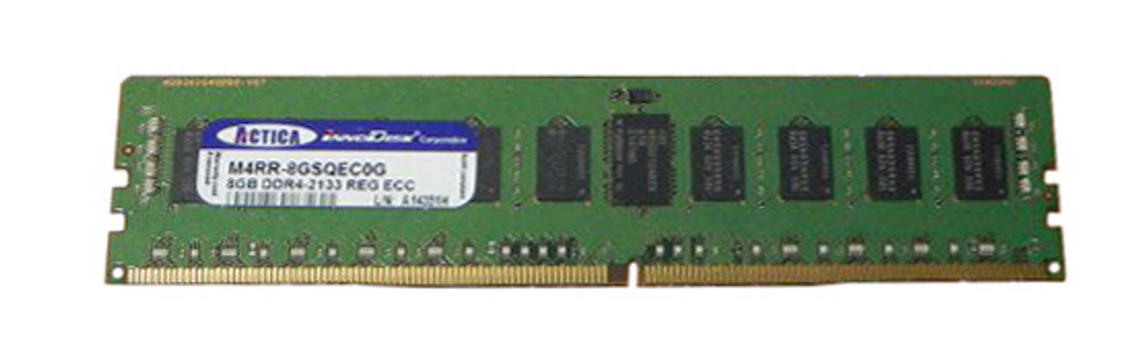 M4RR-8GSQEC0G Actica 8GB PC4-17000 DDR4-2133MHz ECC Registered CL15 288-Pin DIMM 1.2V Single Rank Memory Module