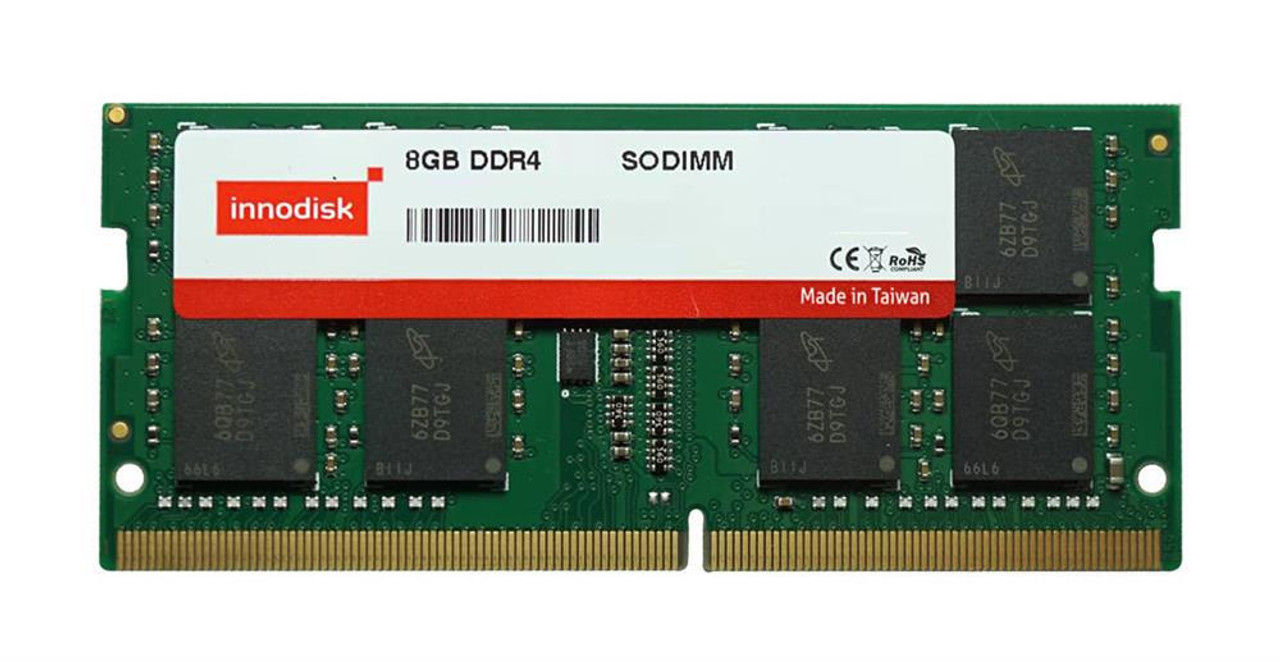 M4S0-8GS1NCEM Innodisk 8GB PC4-25600 DDR4-3200MHz non-ECC Unbuffered CL22  260-Pin SoDimm 1.2