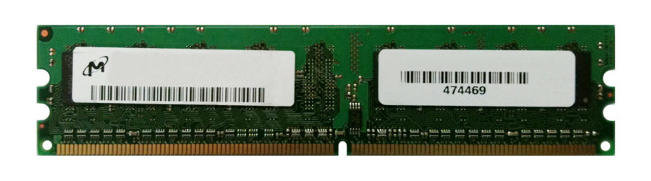 MD2256PC3200M Micron 256MB PC2-3200 DDR2-400MHz non-ECC Unbuffered CL3 240-Pin DIMM Memory Module