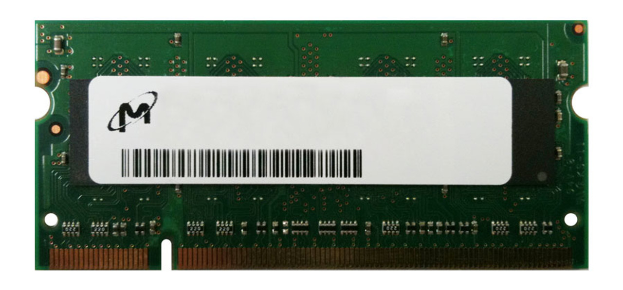 MNBD20512PC4200200MC Micron 512MB PC2-4200 DDR2-533MHz non-ECC Unbuffered CL4 200-Pin SoDimm Memory Module
