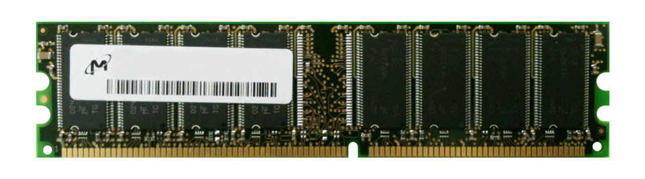MT8VDDT6464AY-40BD3 Micron 512MB PC3200 DDR-400MHz non-ECC Unbuffered CL3 184-Pin DIMM Single Rank Memory Module