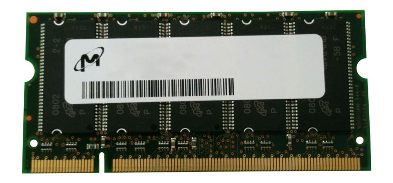 MT9VDDT3272PHG-335KZES Micron 256MB PC2700 DDR-333MHz ECC CL2.5 200-Pin SoDimm Single Rank Memory Module