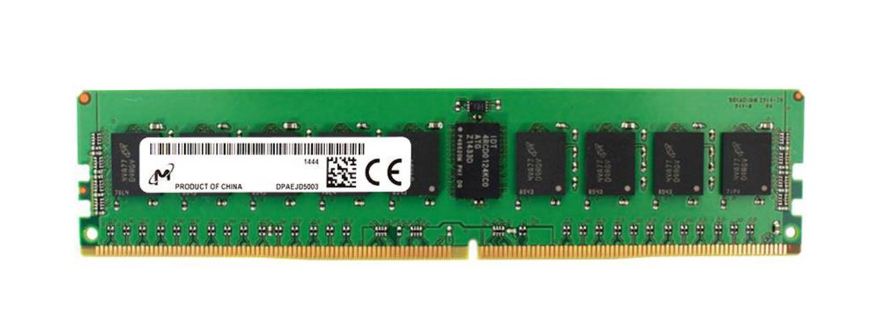 MTA9ASF1G72PZ-2G9E1 Micron 8GB PC4-23400 DDR4-2933MHz Registered ECC CL21 288-Pin DIMM 1.2V Single Rank Memory Module